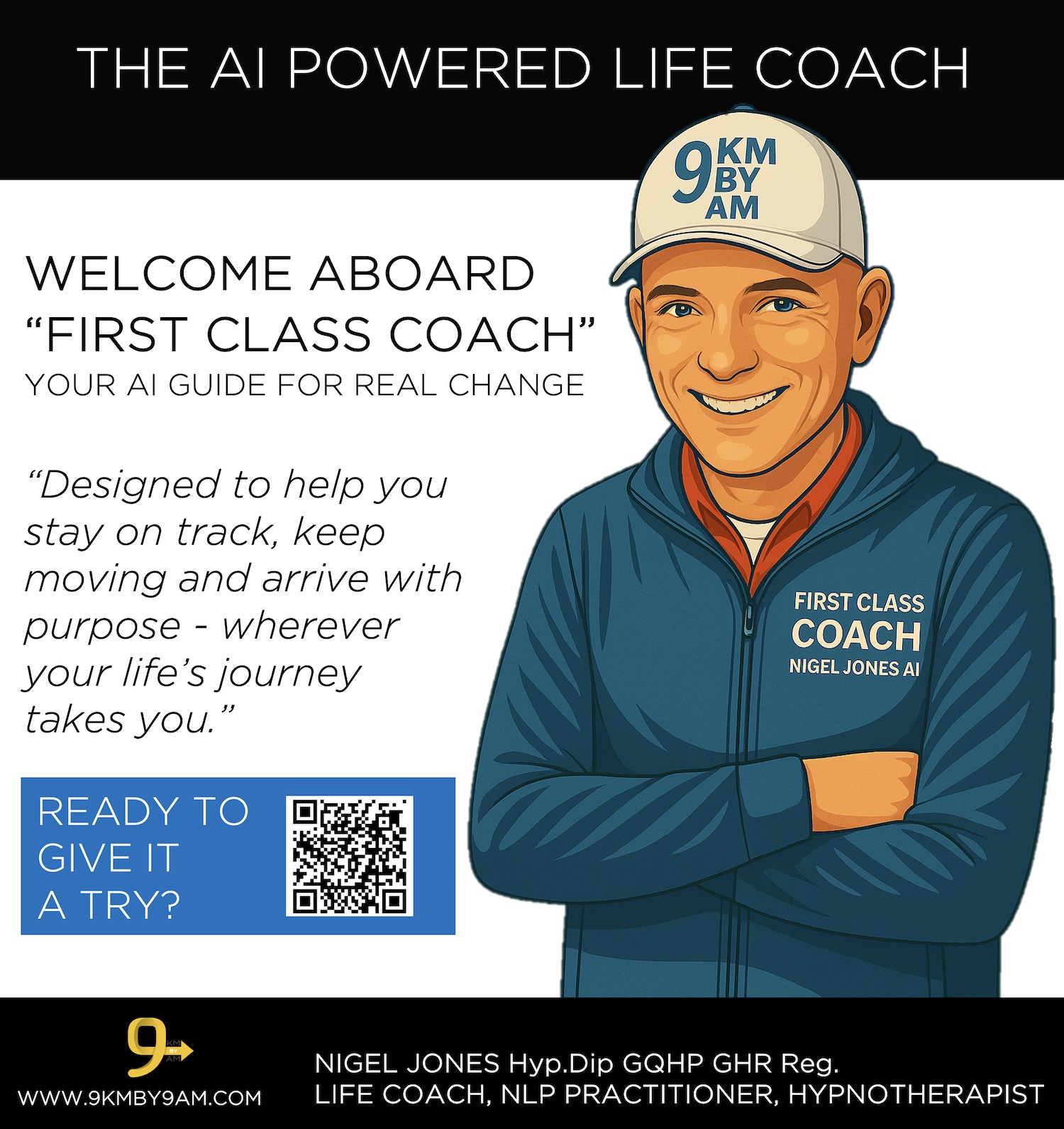 WELCOME ABOARD THE FIRST CLASS COACH – YOUR AI GUIDE FOR REAL CHANGE